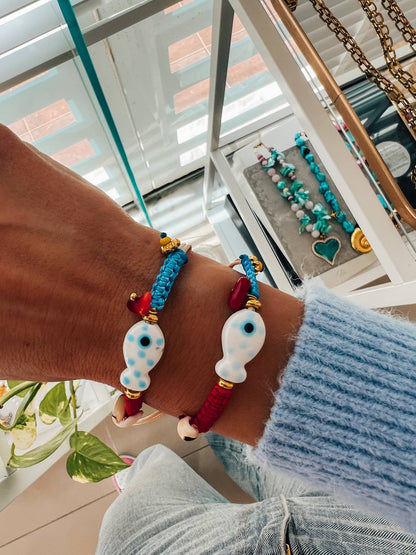 Summer bracelet with fish