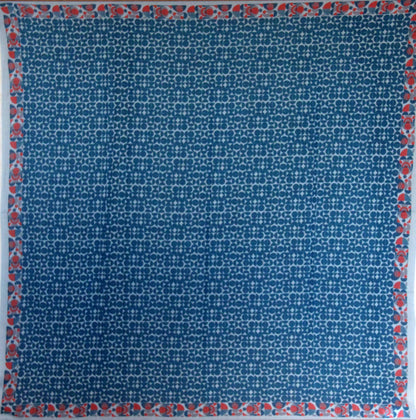 Coral Perspective Cotton Square
