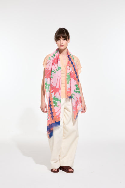 Mapoésie - Pink Pavot Scarf