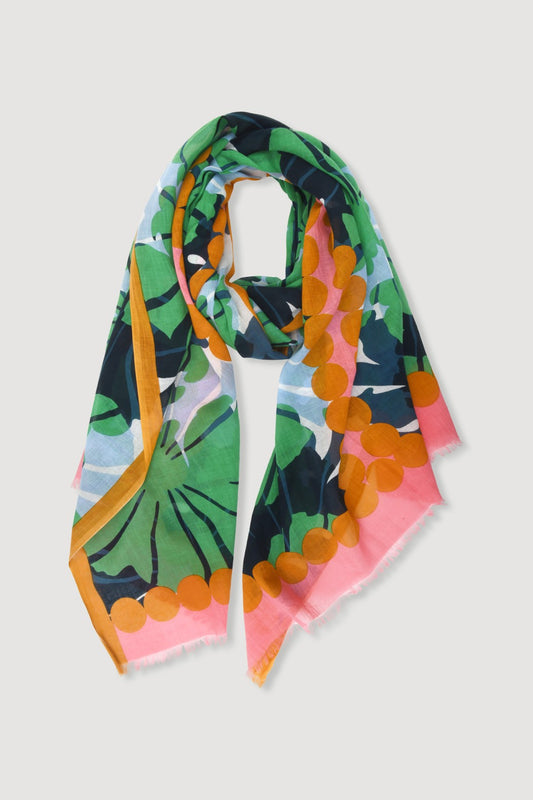 Mapoésie - Green Pavot Scarf