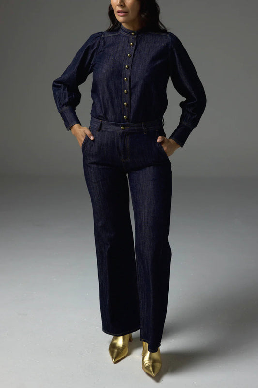 Zoe Kratzmann - Hanker Top | Dark Denim Zoe Kratzmann