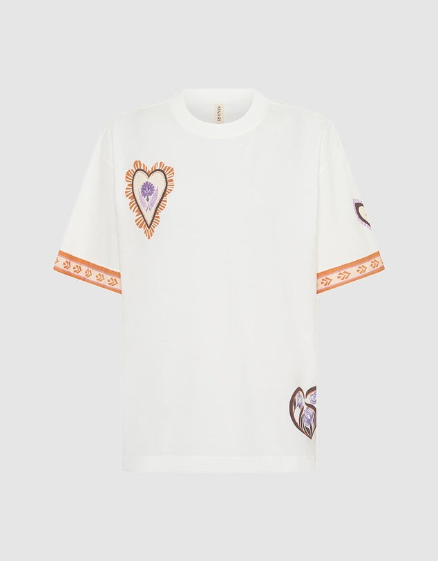KIVARI - Marit Oversized Tee | Ivory