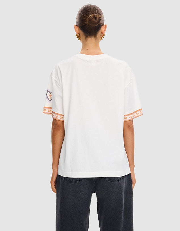 KIVARI - Marit Oversized Tee | Ivory
