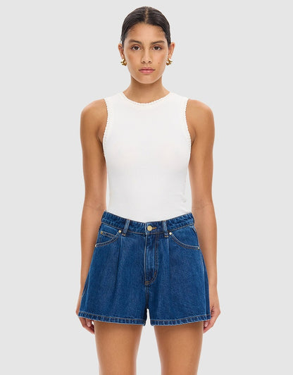 KIVARI - Monroe Denim Short | Indigo Blue
