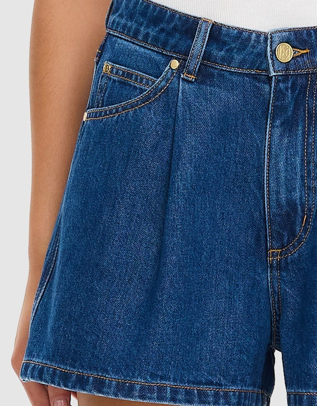 KIVARI - Monroe Denim Short | Indigo Blue