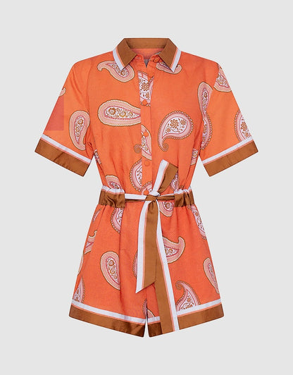 KIVARI - Ezra Playsuit | Coral