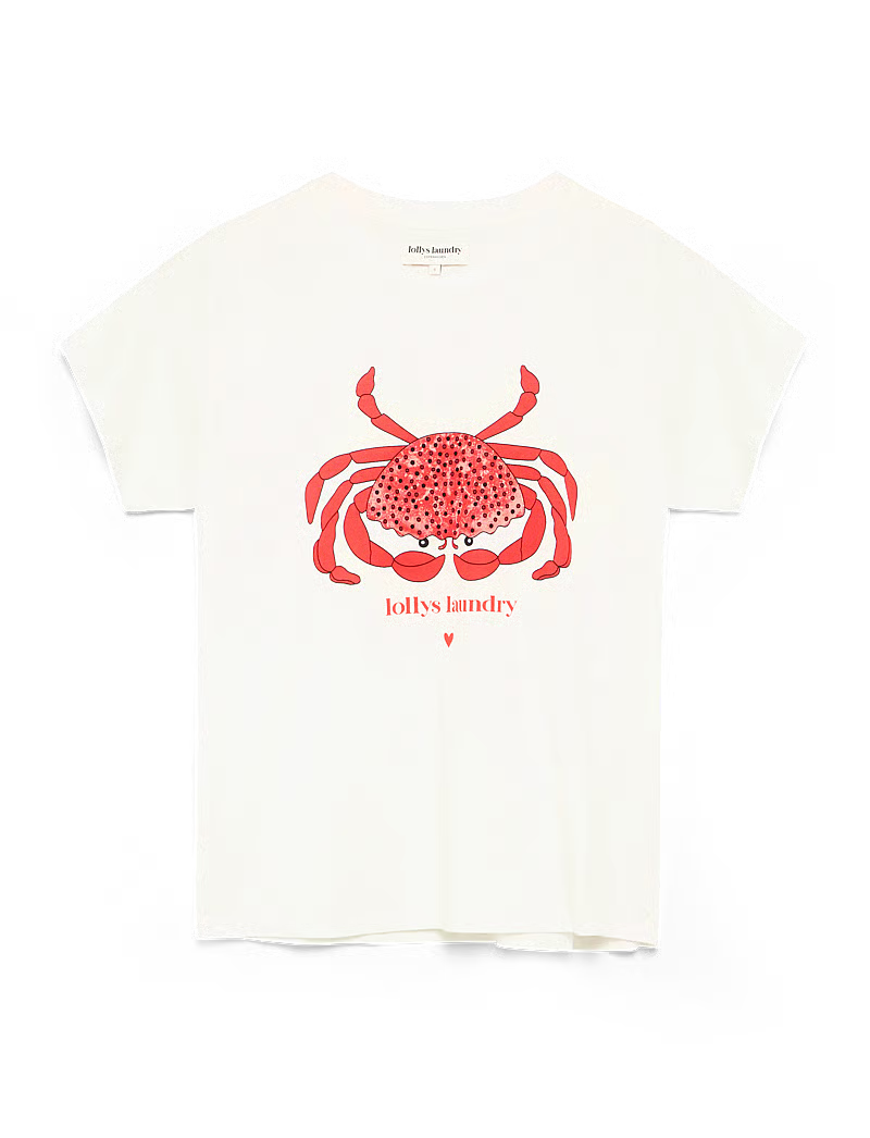 Lolly's Laundry - RomaLL Crab T-Shirt | White