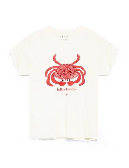 Lolly's Laundry - RomaLL Crab T-Shirt | White