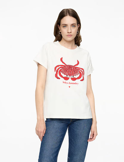 Lolly's Laundry - RomaLL Crab T-Shirt | White