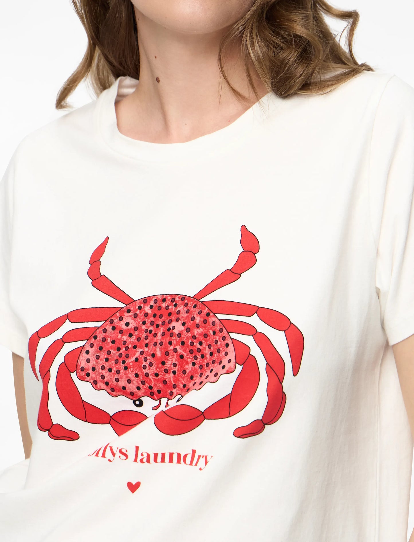 Lolly's Laundry - RomaLL Crab T-Shirt | White