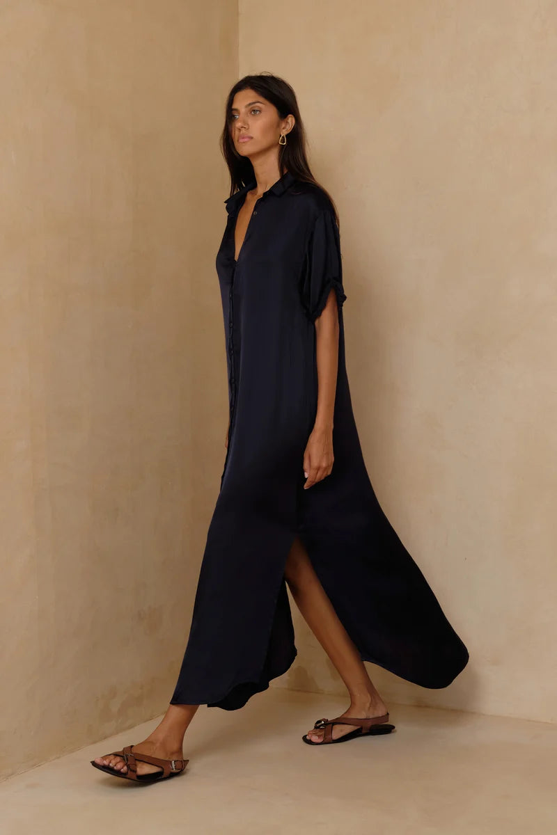 Lilya - Hutton Dress | Navy
