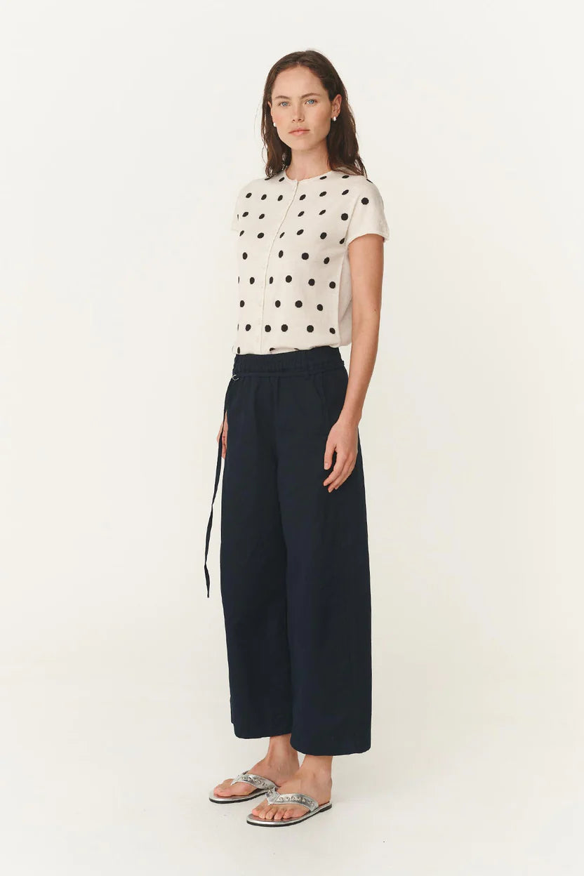 Rowie - Maryanne Barrel Leg Pants | Ink