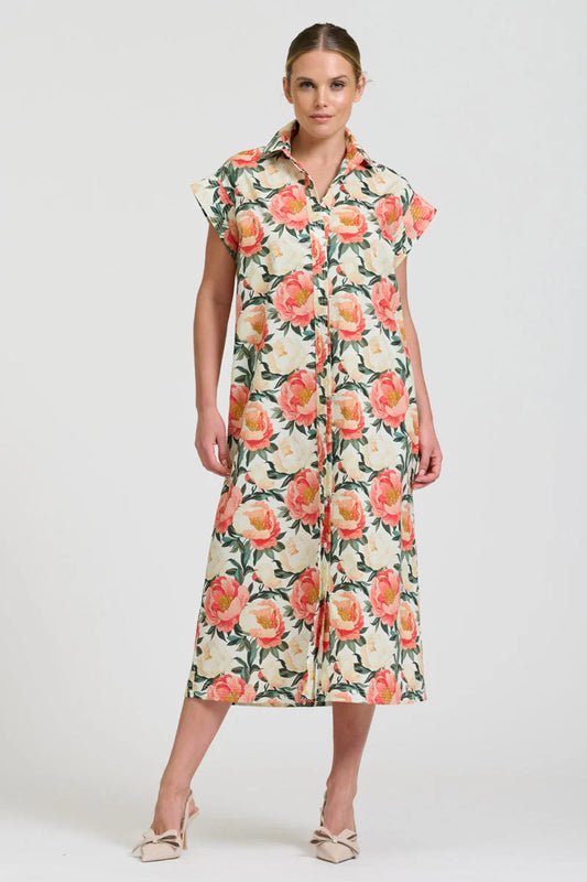 Shirty - The Fifi Shirt Dress | Peony