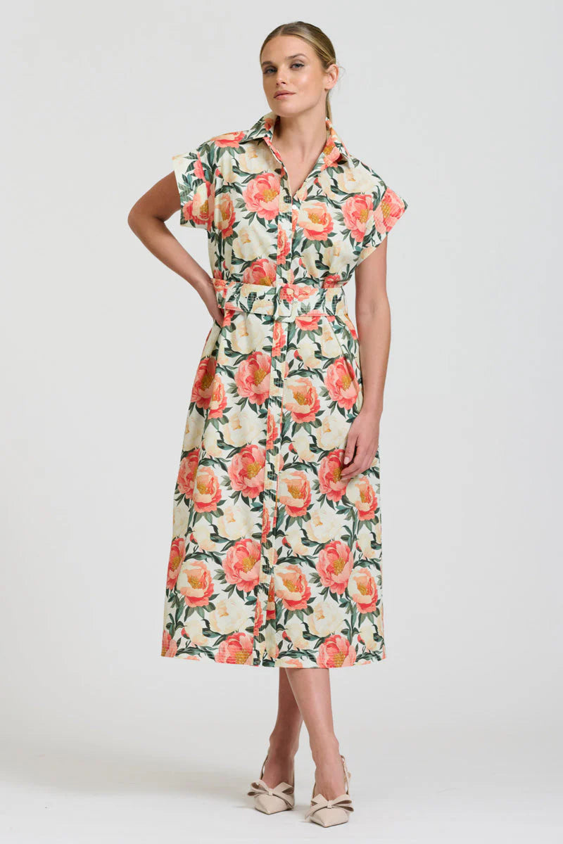 Shirty - The Fifi Shirt Dress | Peony