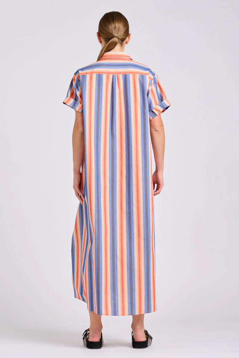 Shirty - The Lucy Dress | Blue Sky Stripe