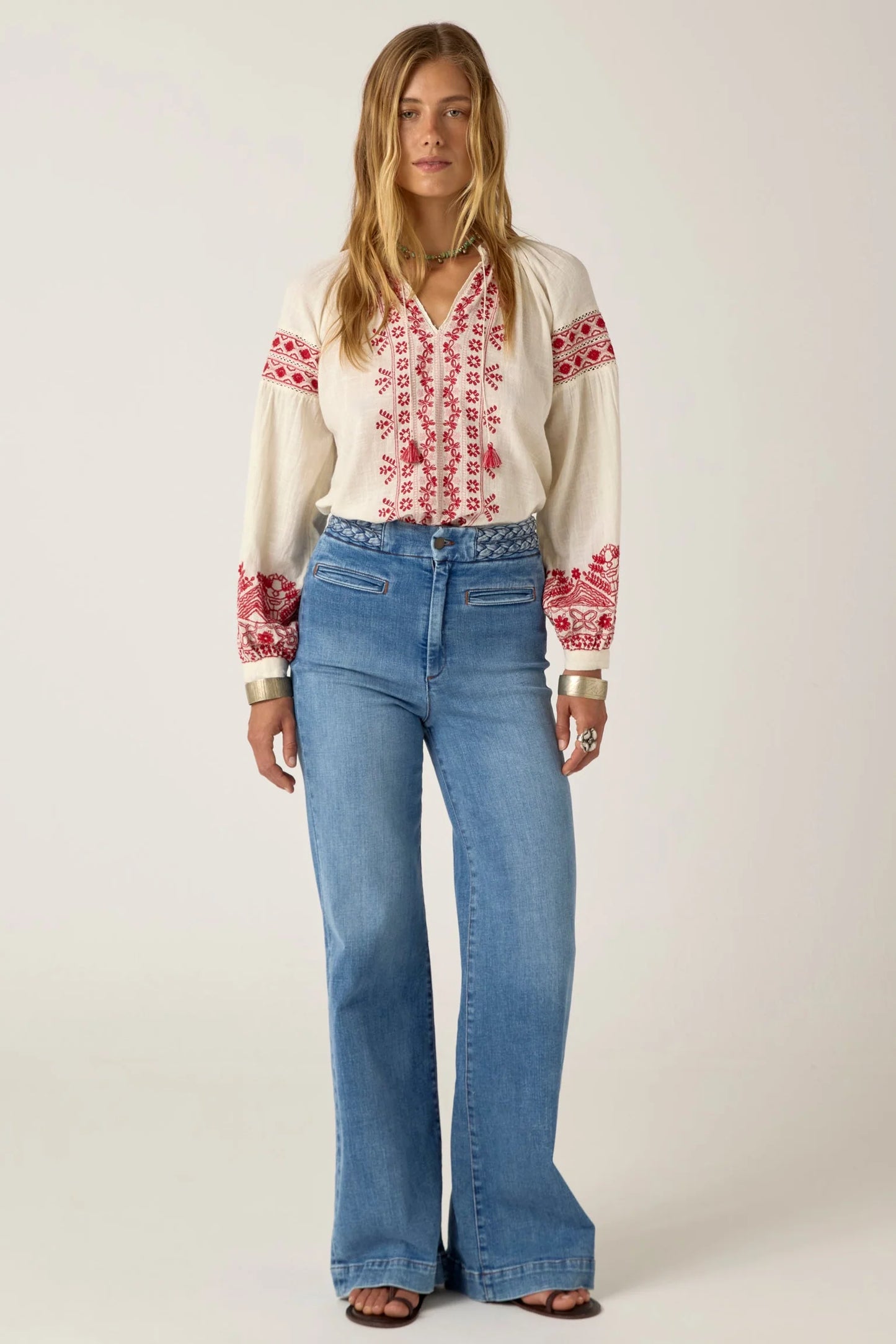 Maison Hotel - Antonella Blouse | Red Cranberry