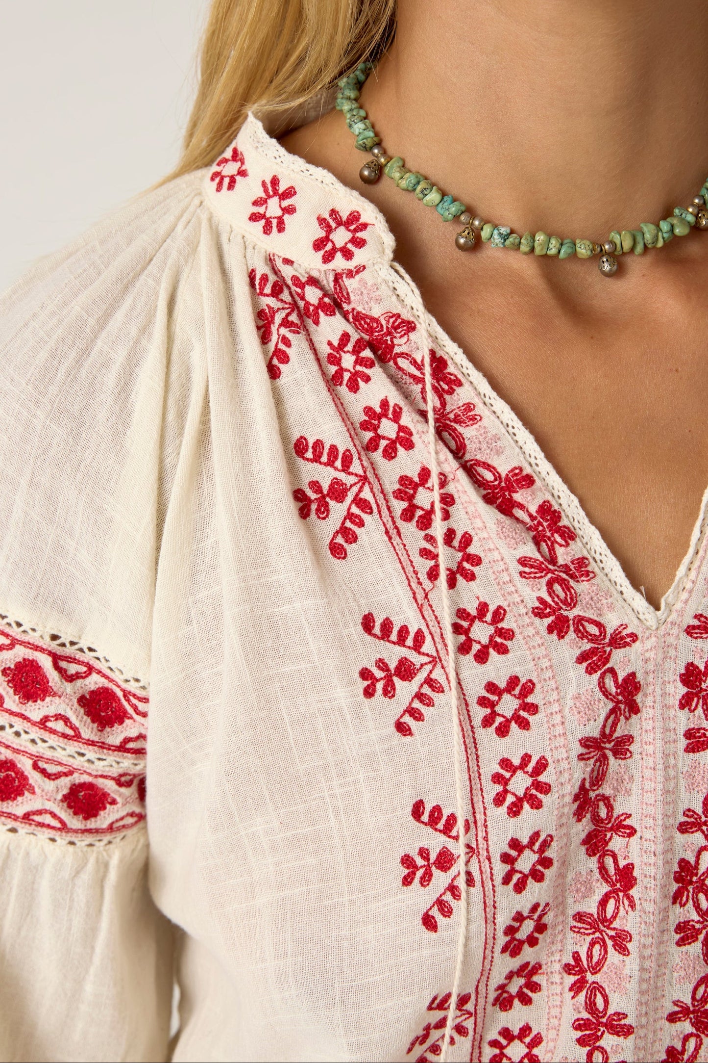 Maison Hotel - Antonella Blouse | Red Cranberry