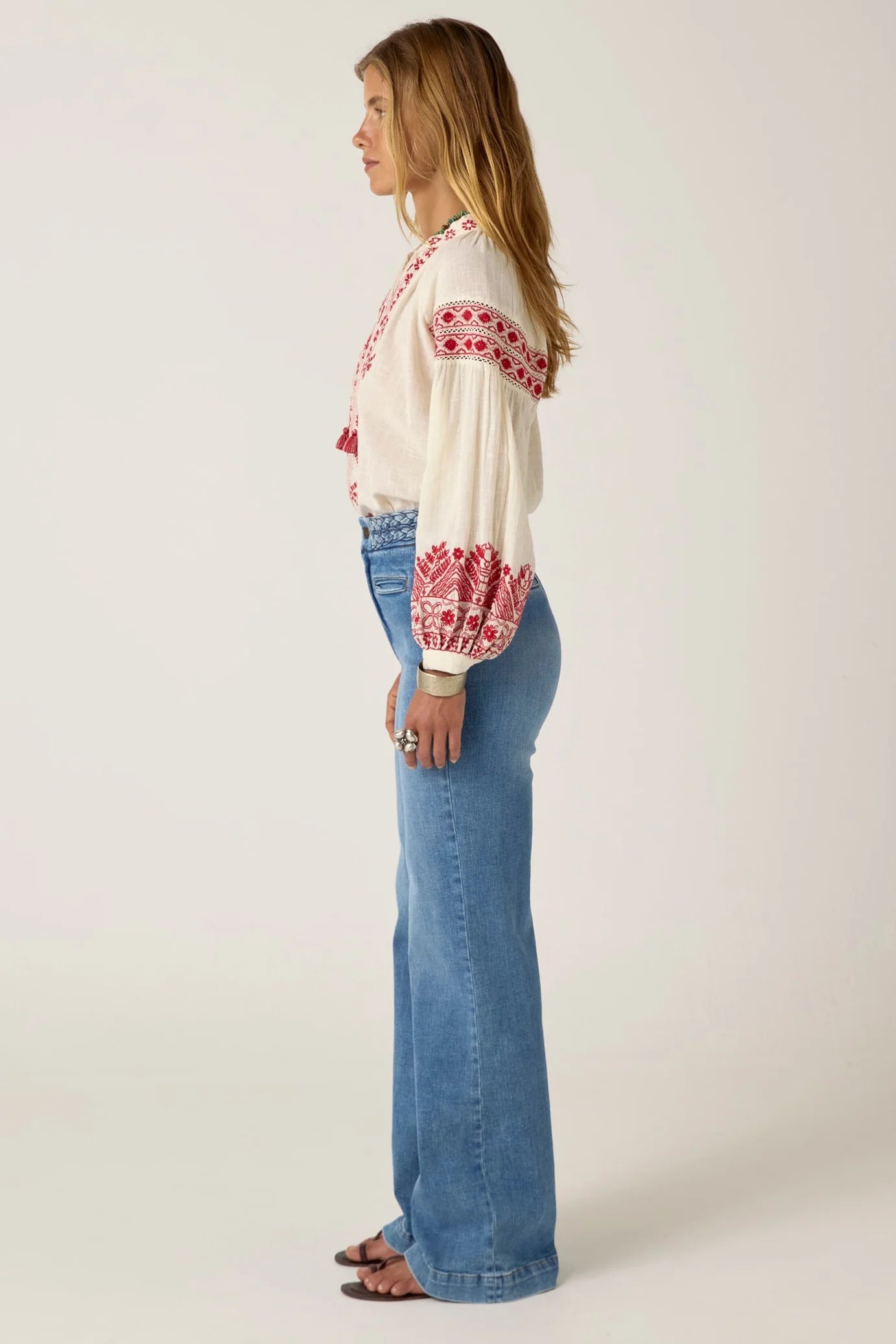 Maison Hotel - Antonella Blouse | Red Cranberry