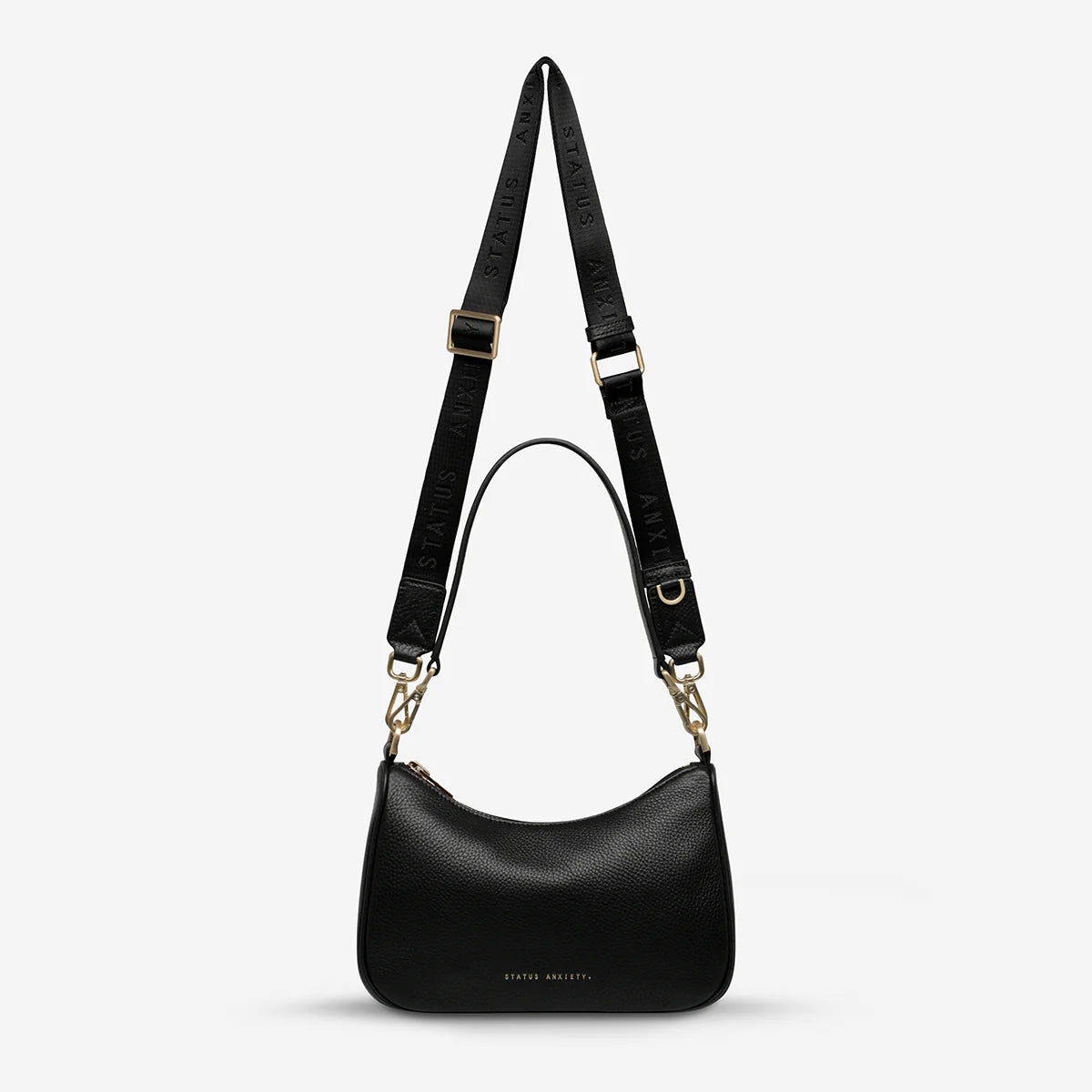 Status Anxiety - Look Both Ways Bag | Black/Brushed Gold