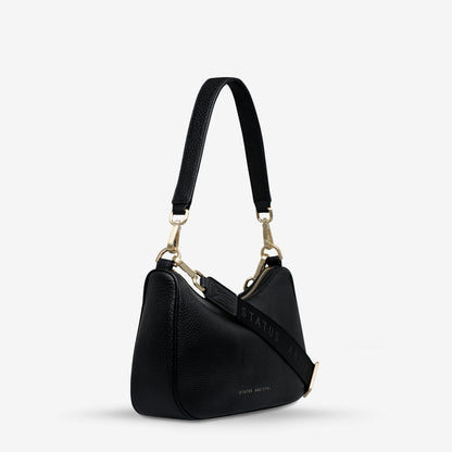 Status Anxiety - Look Both Ways Bag | Black/Brushed Gold