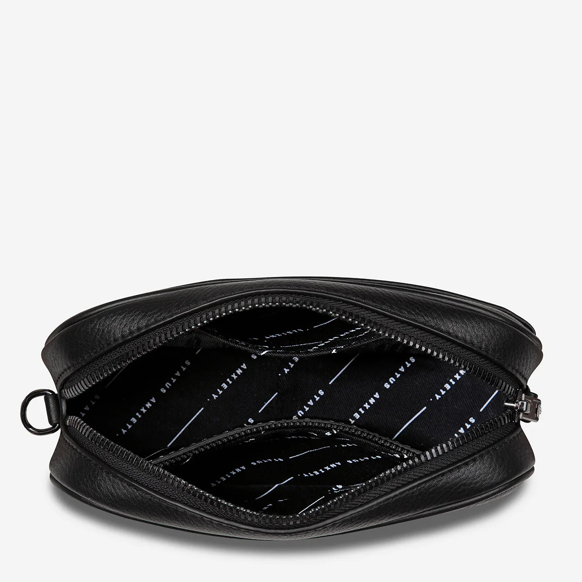 Status Anxiety -Plunder Bag With Dual Straps | Black