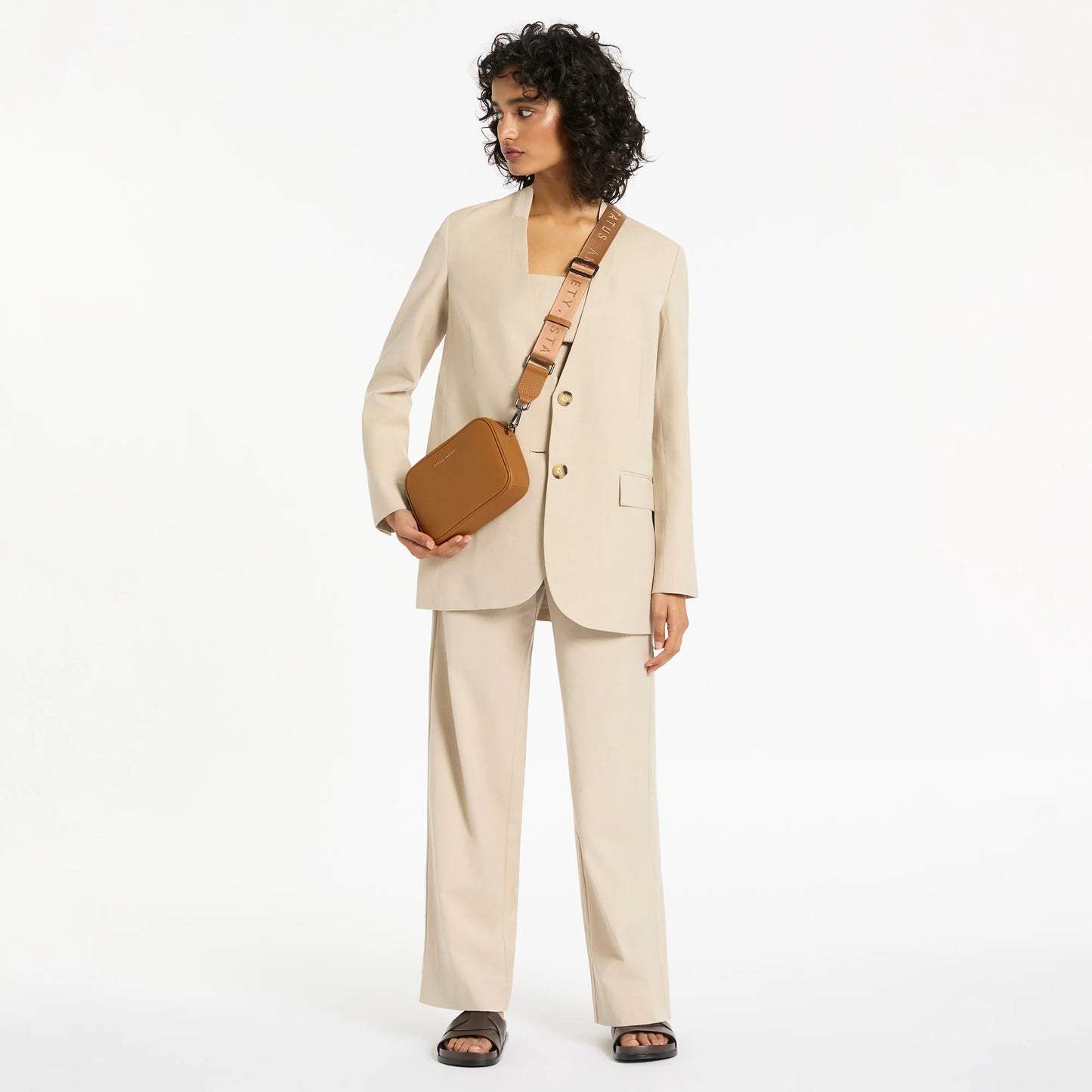 Status Anxiety -Plunder Bag With Dual Straps | Camel