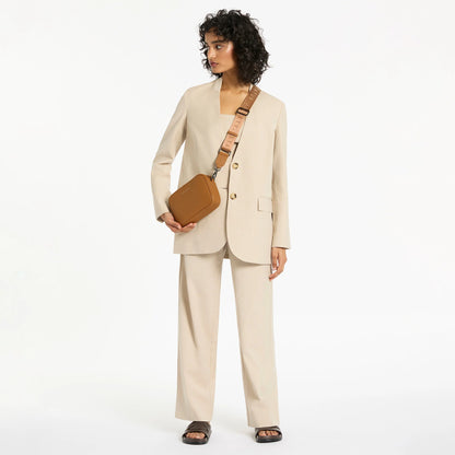 Status Anxiety -Plunder Bag With Dual Straps | Camel