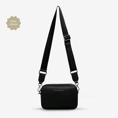 Status Anxiety -Plunder Bag With Dual Straps | Black