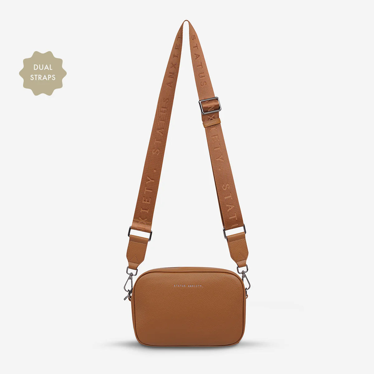 Status Anxiety -Plunder Bag With Dual Straps | Camel