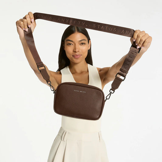 Status Anxiety - Plunder Bag With Dual Straps | Cocoa
