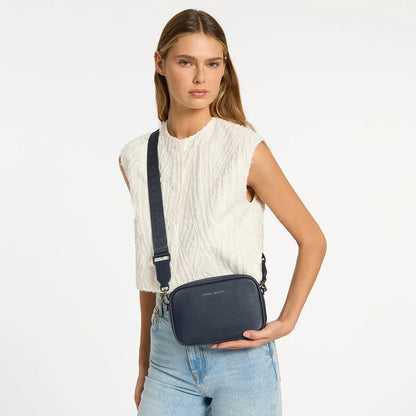 Status Anxiety -Plunder Bag With Dual Straps | Midnight Blue