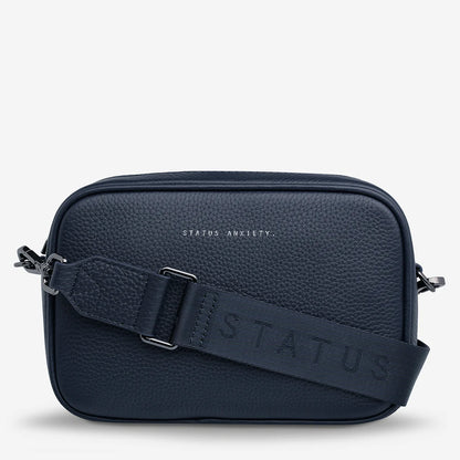 Status Anxiety -Plunder Bag With Dual Straps | Midnight Blue
