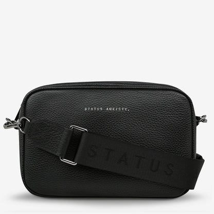 Status Anxiety -Plunder Bag With Dual Straps | Black