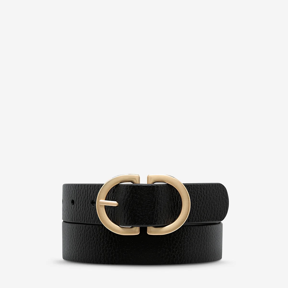 Status Anxiety - In Reverse Belt | Black/Gold