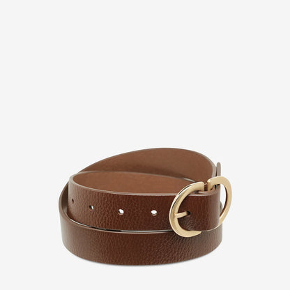Status Anxiety - In Reverse Belt | Tan/Gold