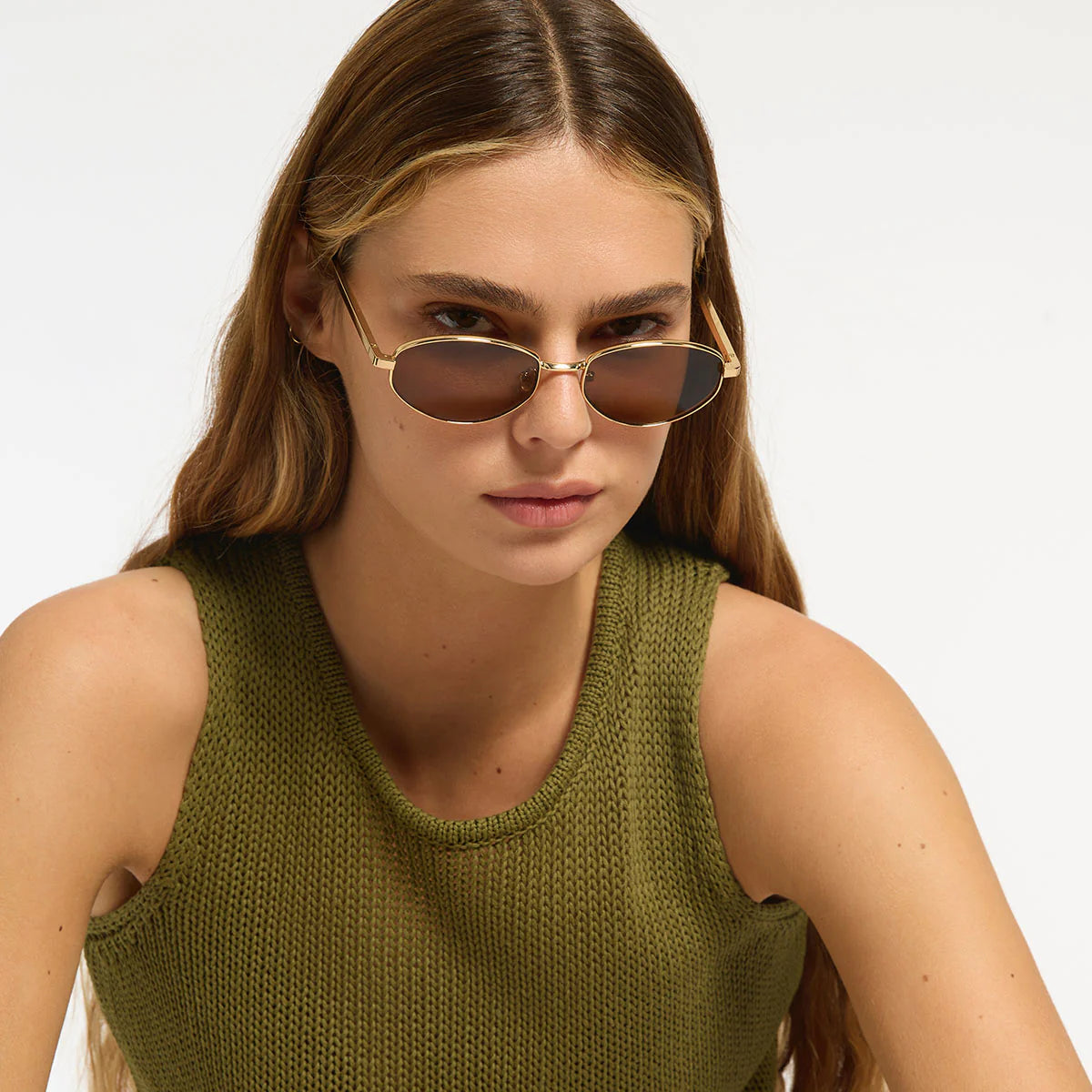 Status Anxiety - Enigma Sunglasses | Gold