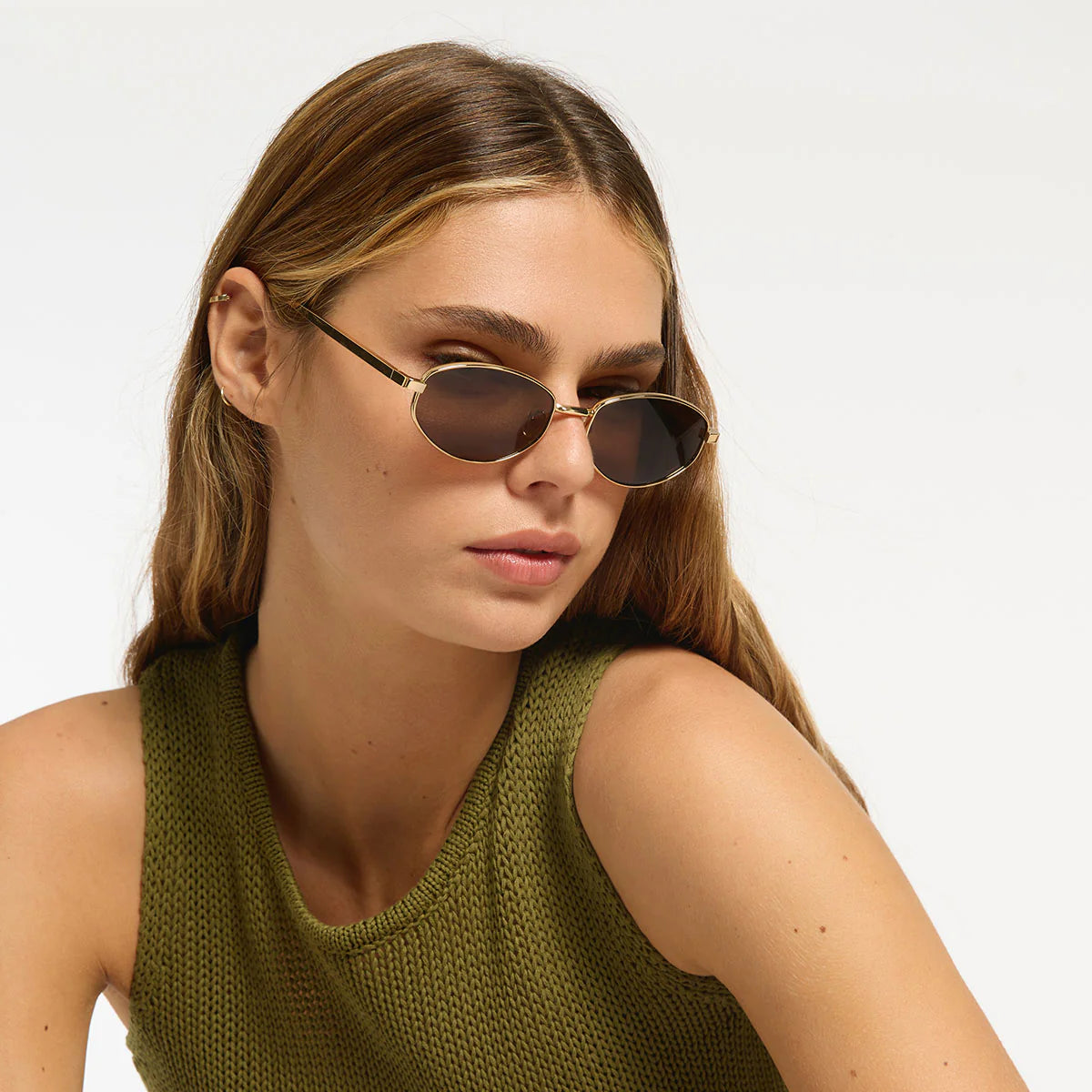 Status Anxiety - Enigma Sunglasses | Gold