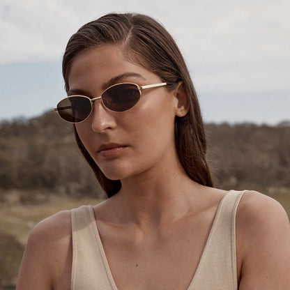 Status Anxiety - Enigma Sunglasses | Gold
