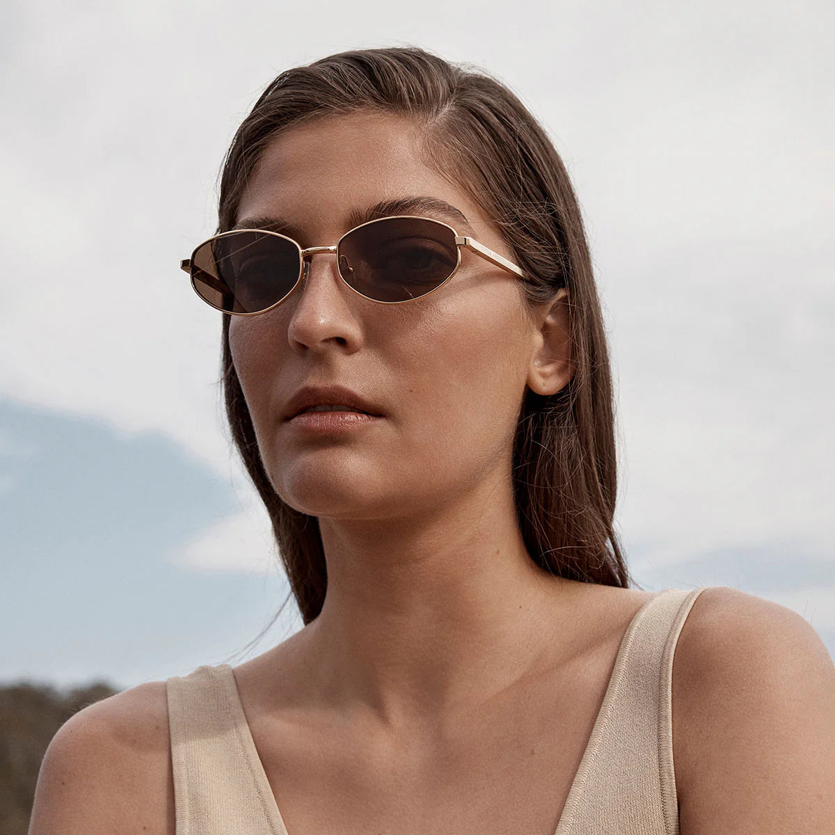 Status Anxiety - Enigma Sunglasses | Gold