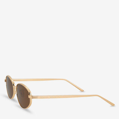 Status Anxiety - Enigma Sunglasses | Gold