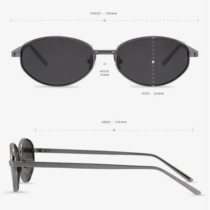 Status Anxiety - Enigma Sunglasses | Gunmetal