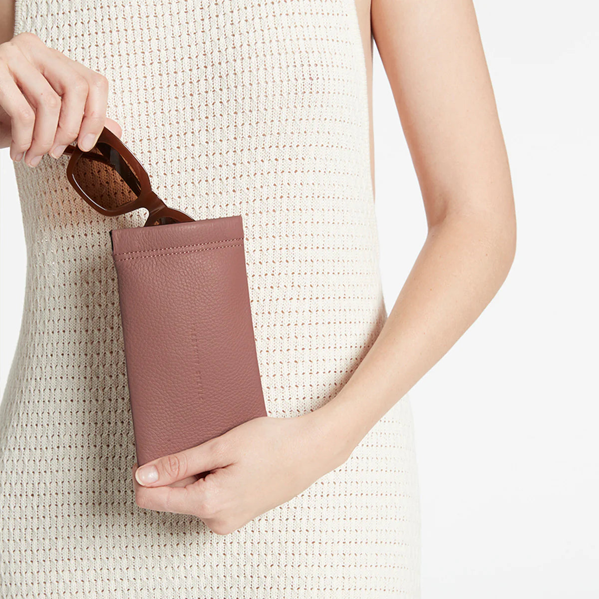 Status Anxiety - Keepsake Sunglasses Case | Dusty Rose