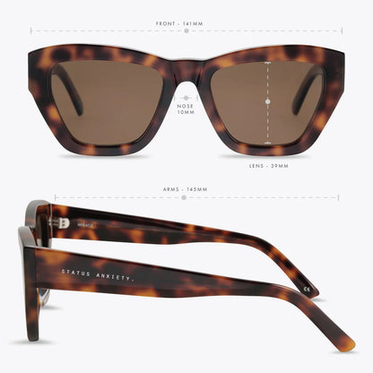 Status Anxiety - Mirage Sunglasses | Brown Tort