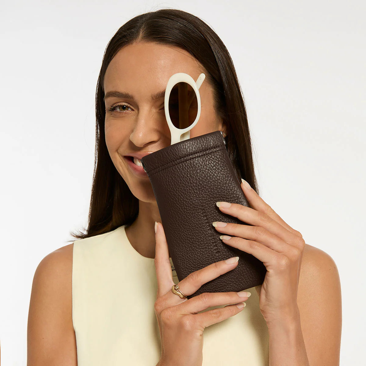 Status Anxiety - Keepsake Sunglasses Case | Cocoa