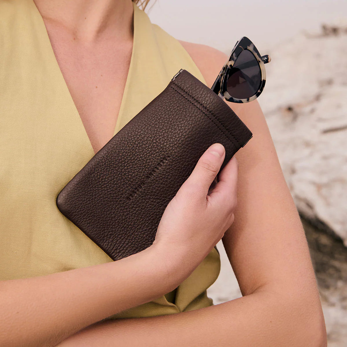 Status Anxiety - Keepsake Sunglasses Case | Cocoa