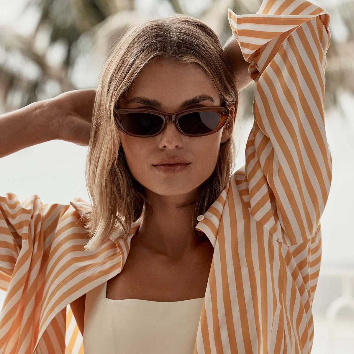 Status Anxiety - Sidelines Sunglasses | Brown