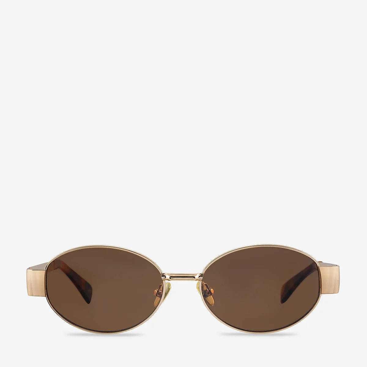 Status Anxiety - Spherical Sunglasses | Gold