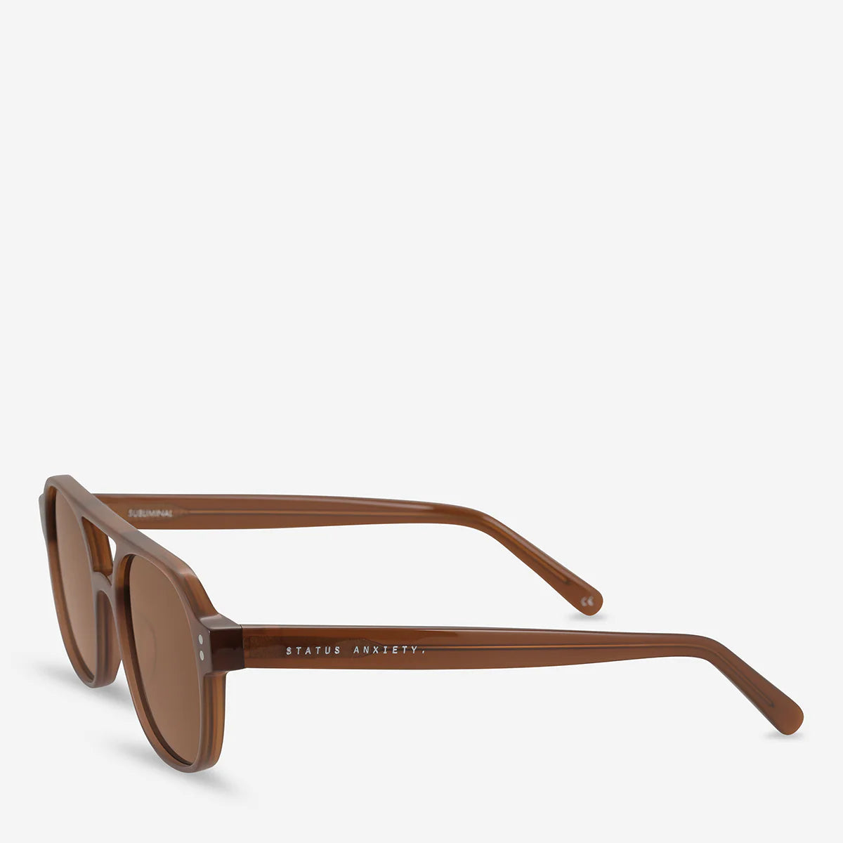Status Anxiety - Subliminal Sunglasses | Brown