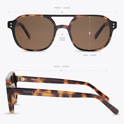 Status Anxiety - Subliminal Sunglasses | Brown Tort
