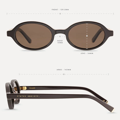 Status Anxiety - Wonder Sunglasses | Espresso/Gold